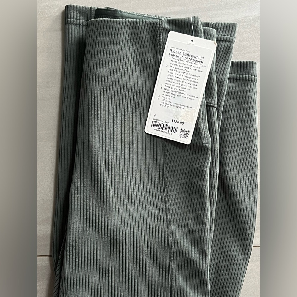 NWT Lululemon Ribbed Softstream Flared Pants NWT - image 5